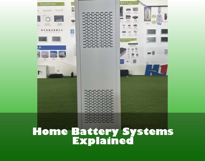 Home Battery Systems Explained